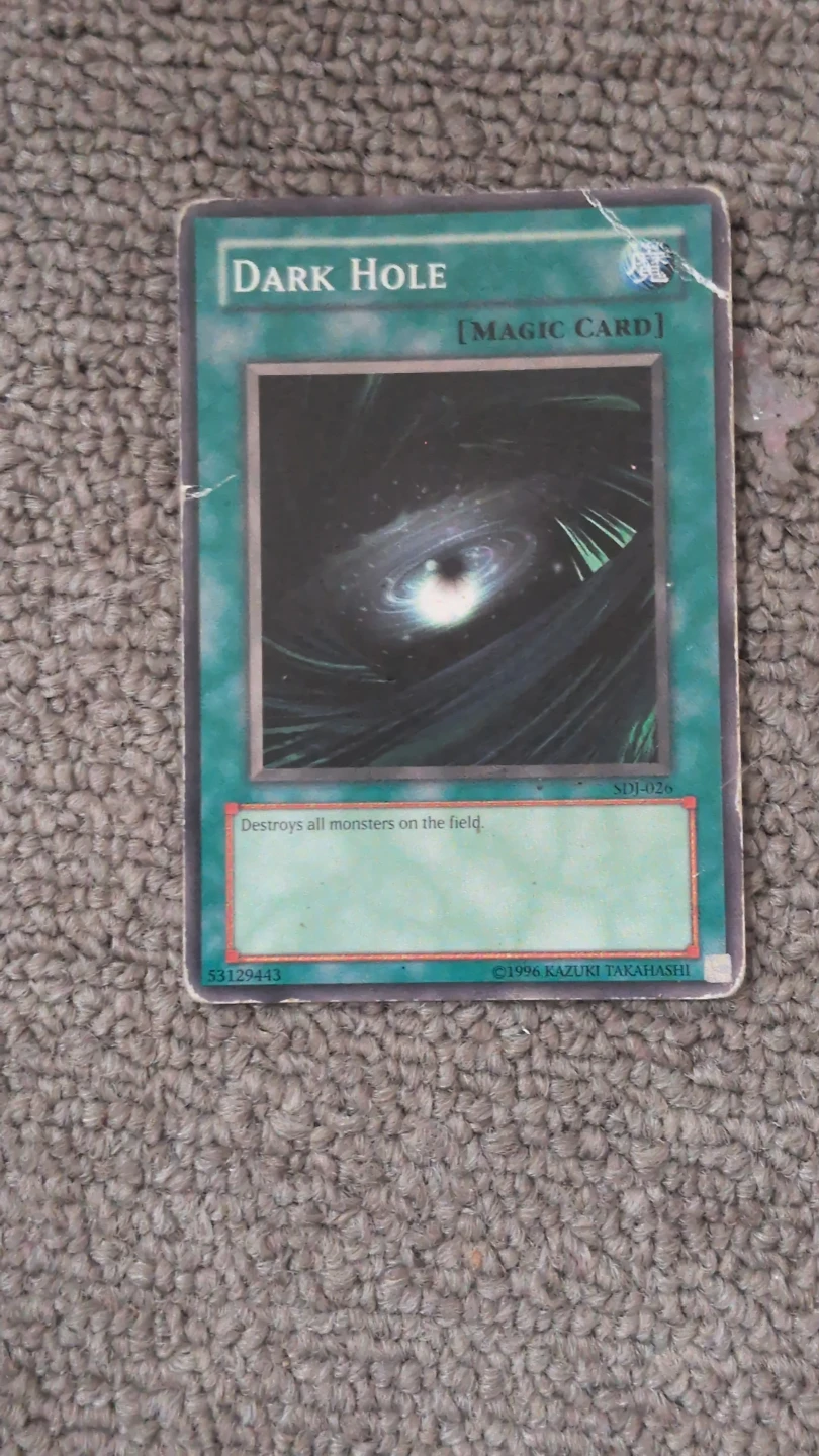 Yu-Gi-Oh! Dark Hole SDJ-026 Trading Card