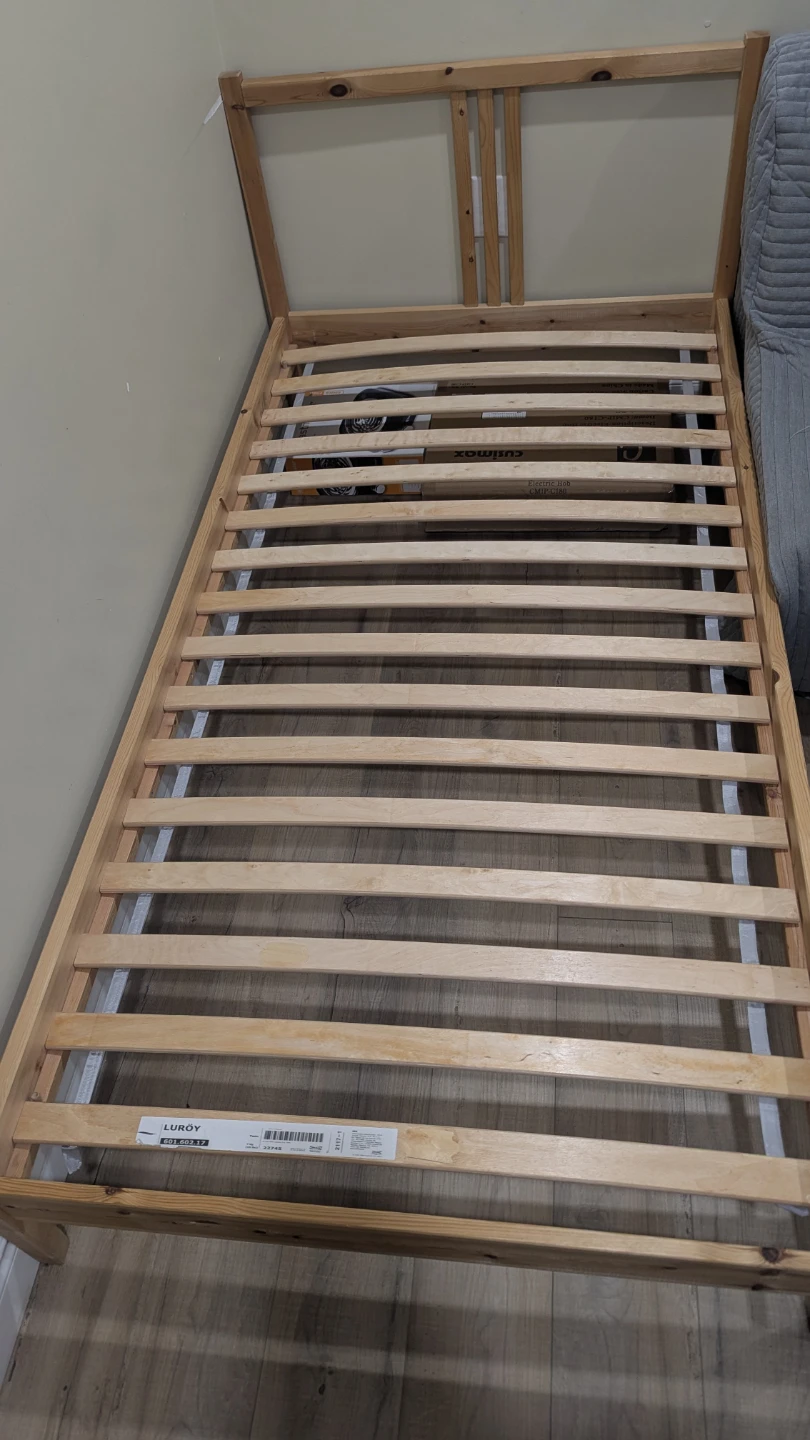 IKEA Twin Bed Frame with mattress - photo 4