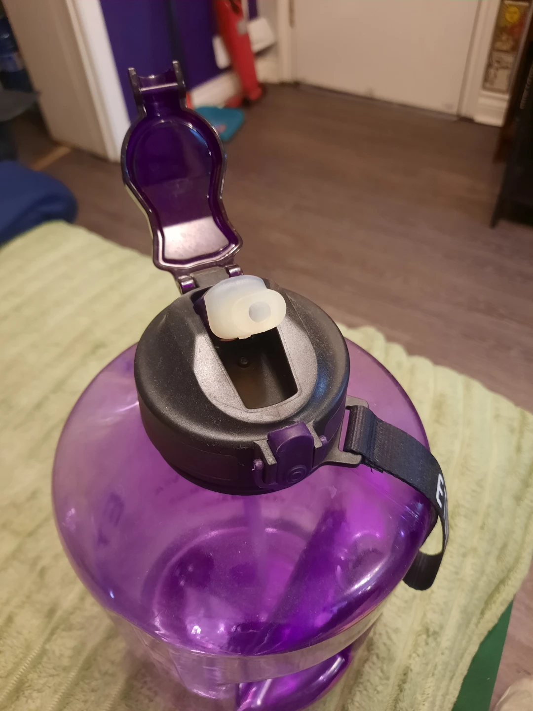 Large Purple Motivational Water Bottle - photo 2