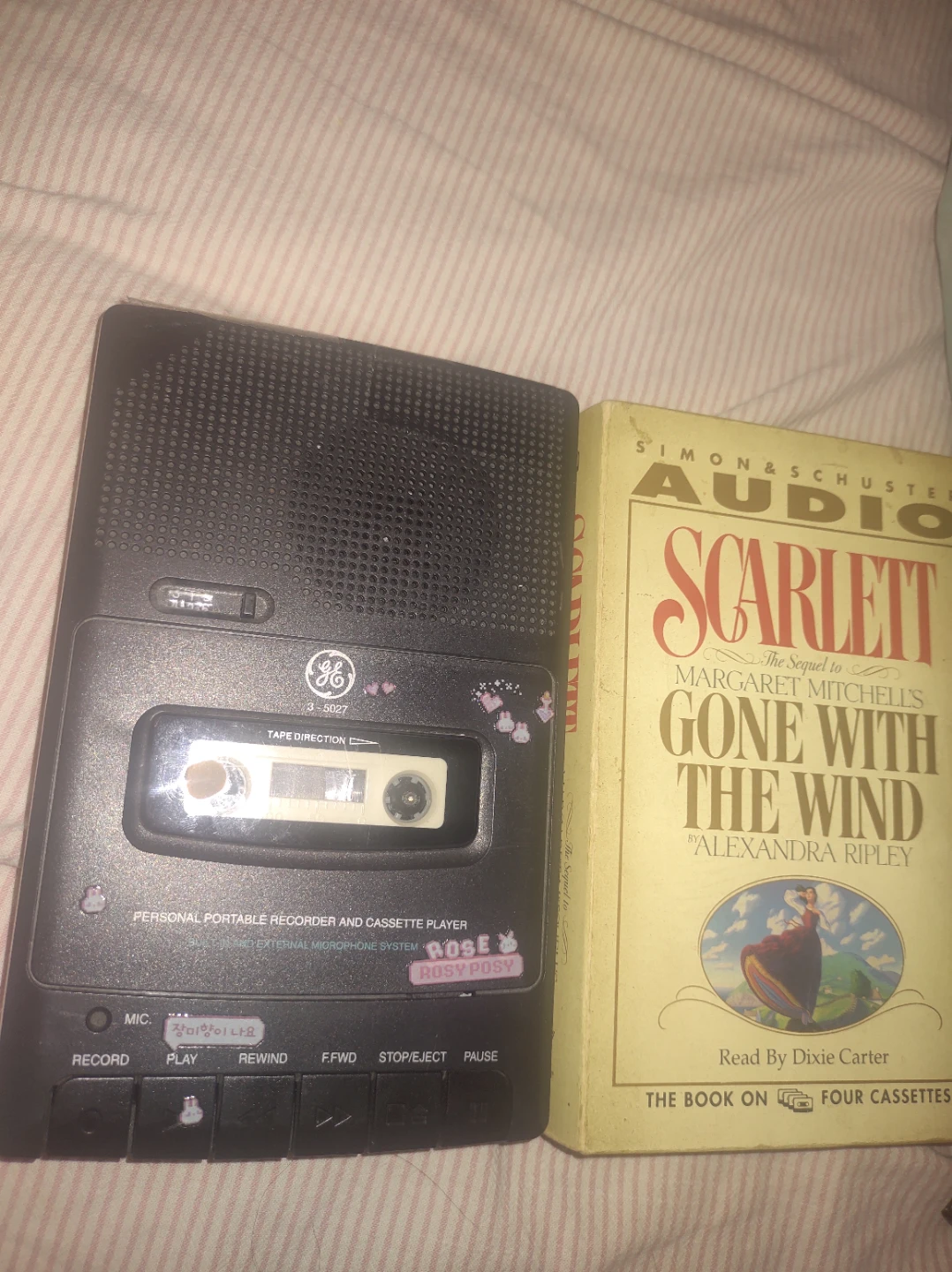 GE 3-5027 Portable Cassette Recorder