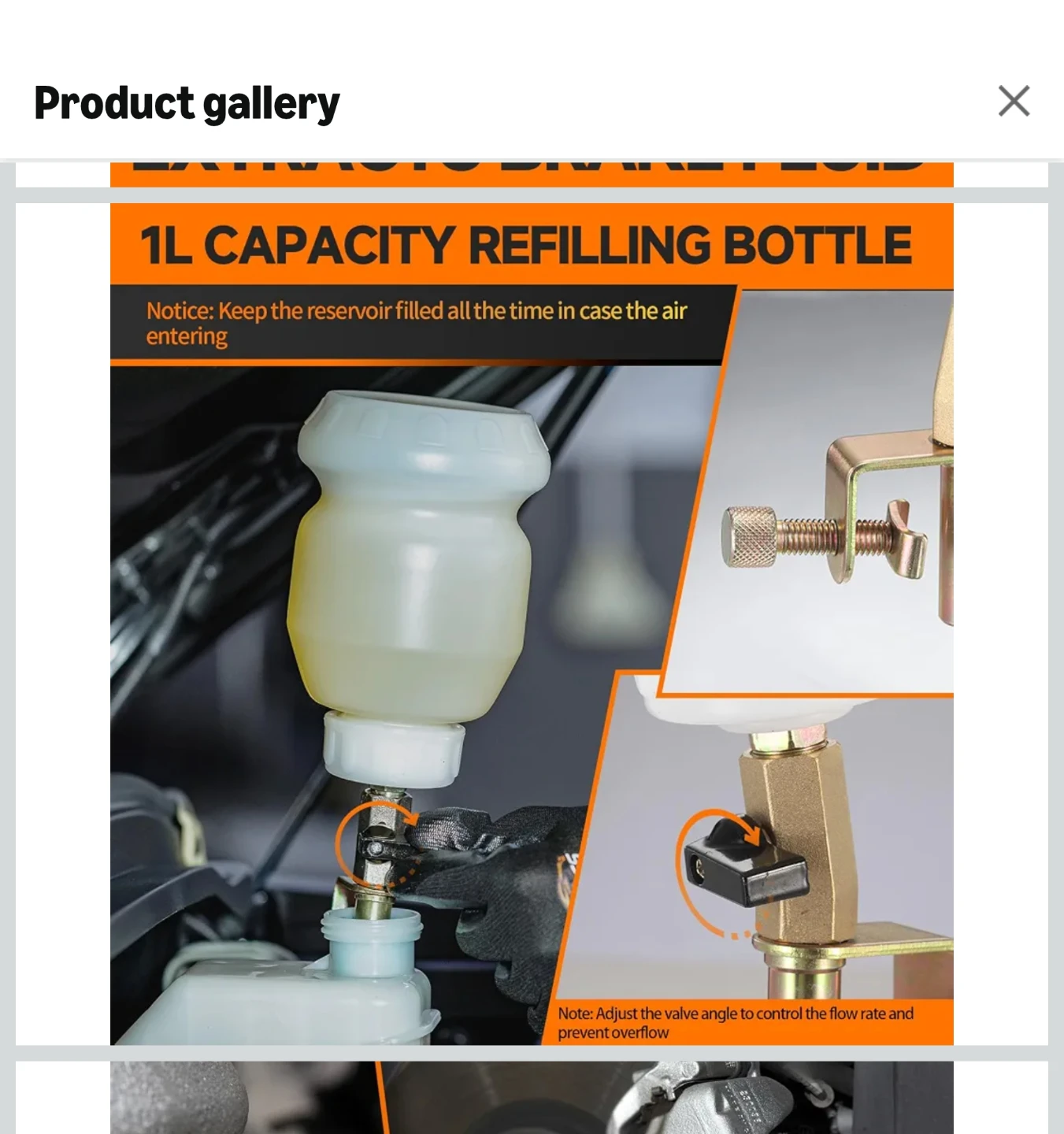 Four Uncles Vacuum Brake Bleeder and Refill Kit - photo 3