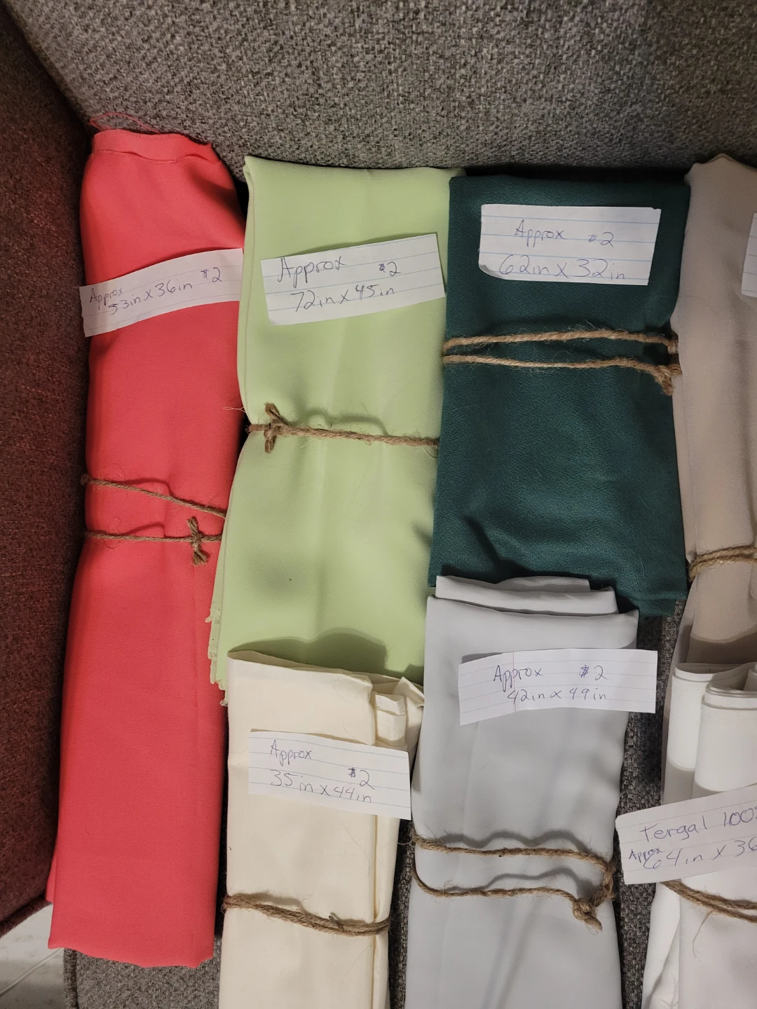 Fabrics ($2 each) - photo 2
