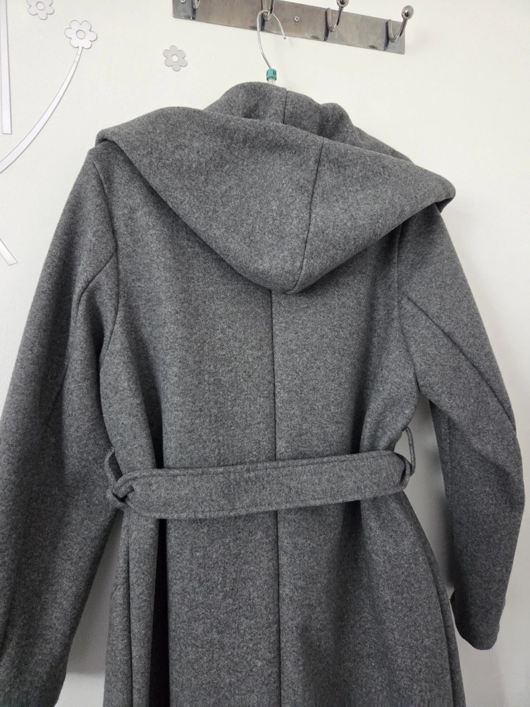 Zara Grey Hooded Coat - photo 4