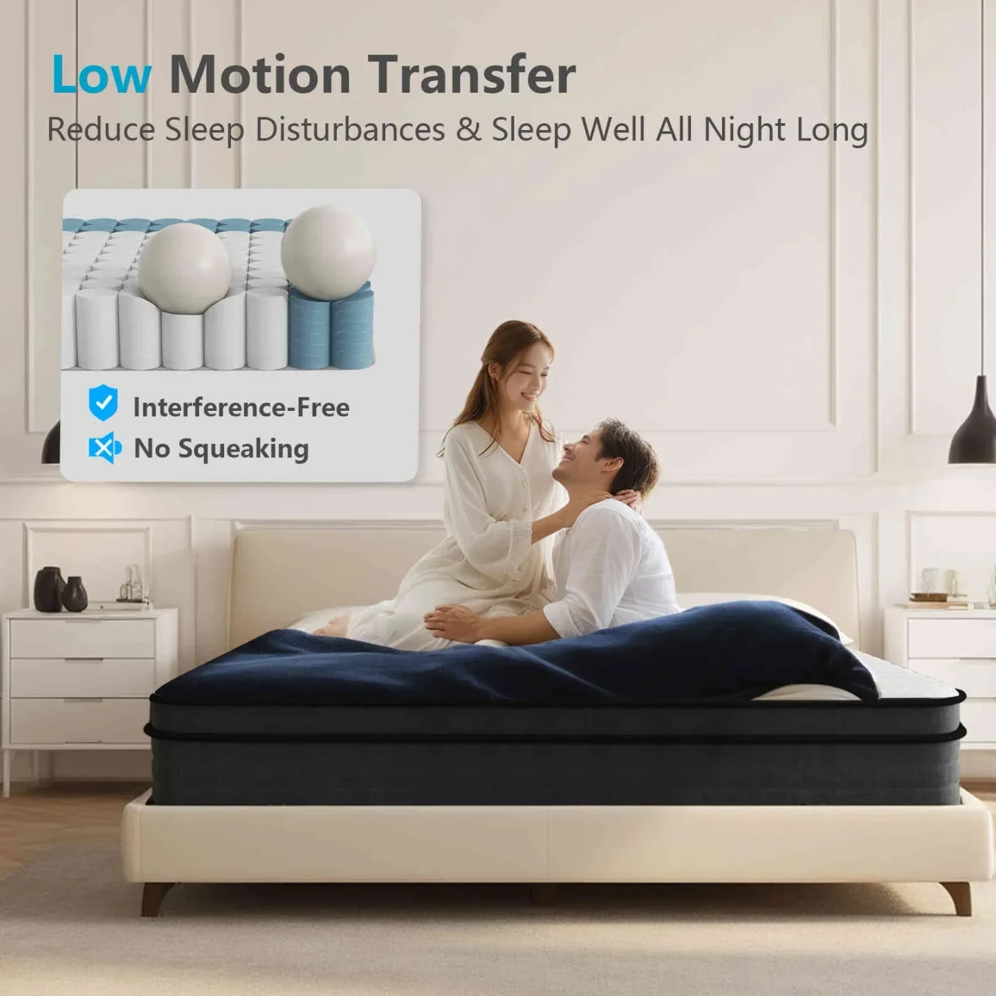NEW Full Mattress 12 Inch Memory Foam Hybrid Mattress - photo 3