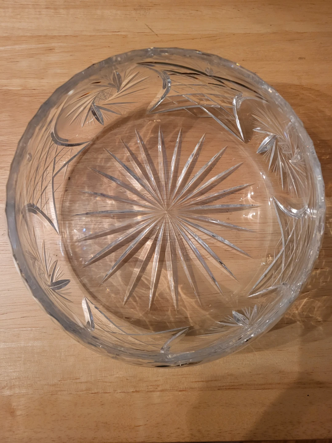 Cut Crystal Glass Bowl - photo 2
