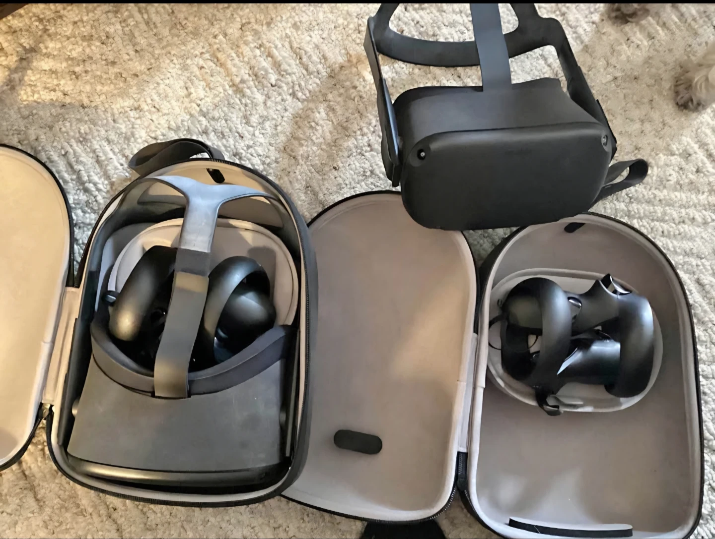 3 Meta Quest 2 VR Headset with Carrying Case