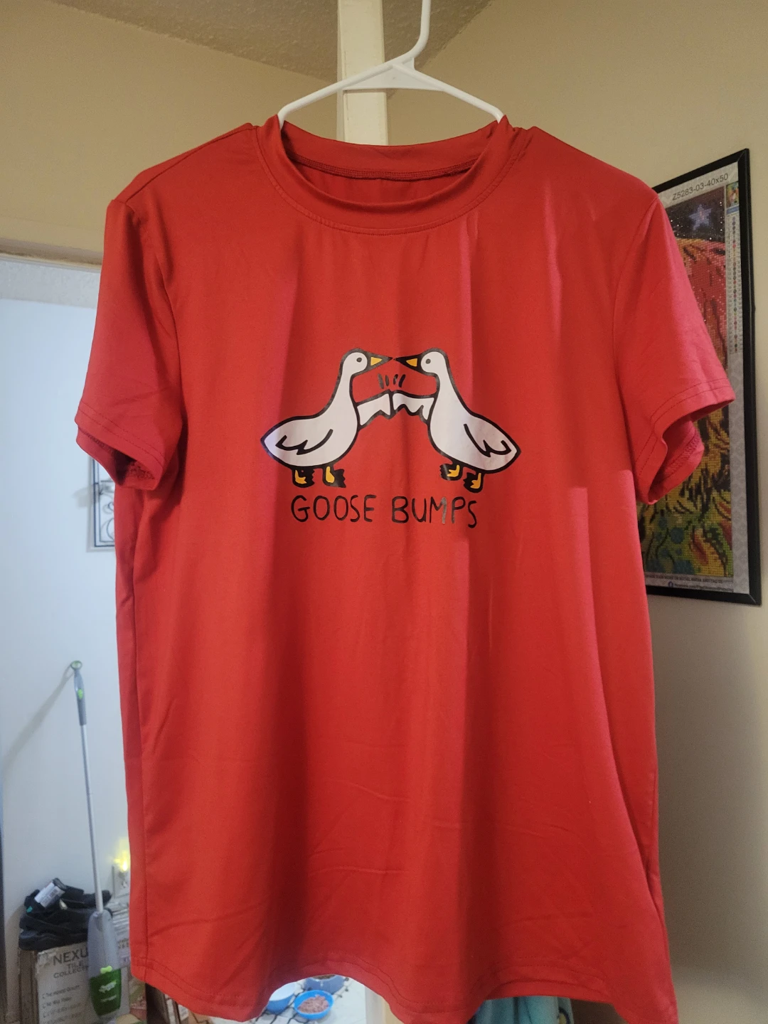 Red Goose Bumps Graphic T-Shirt