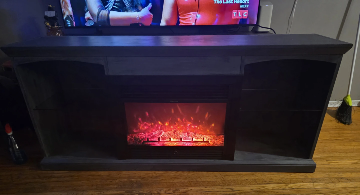 Solid Wood Unit with Fireplace - photo 2