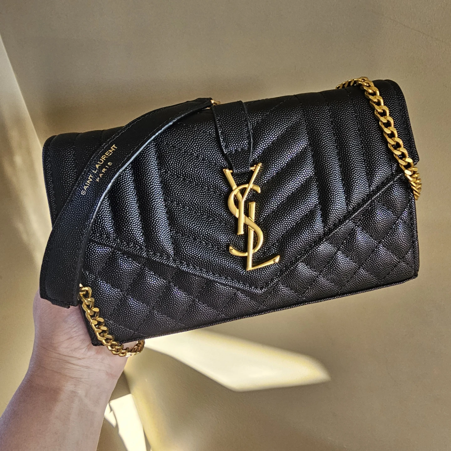 Saint Laurent Envelope Chain Wallet - photo 2