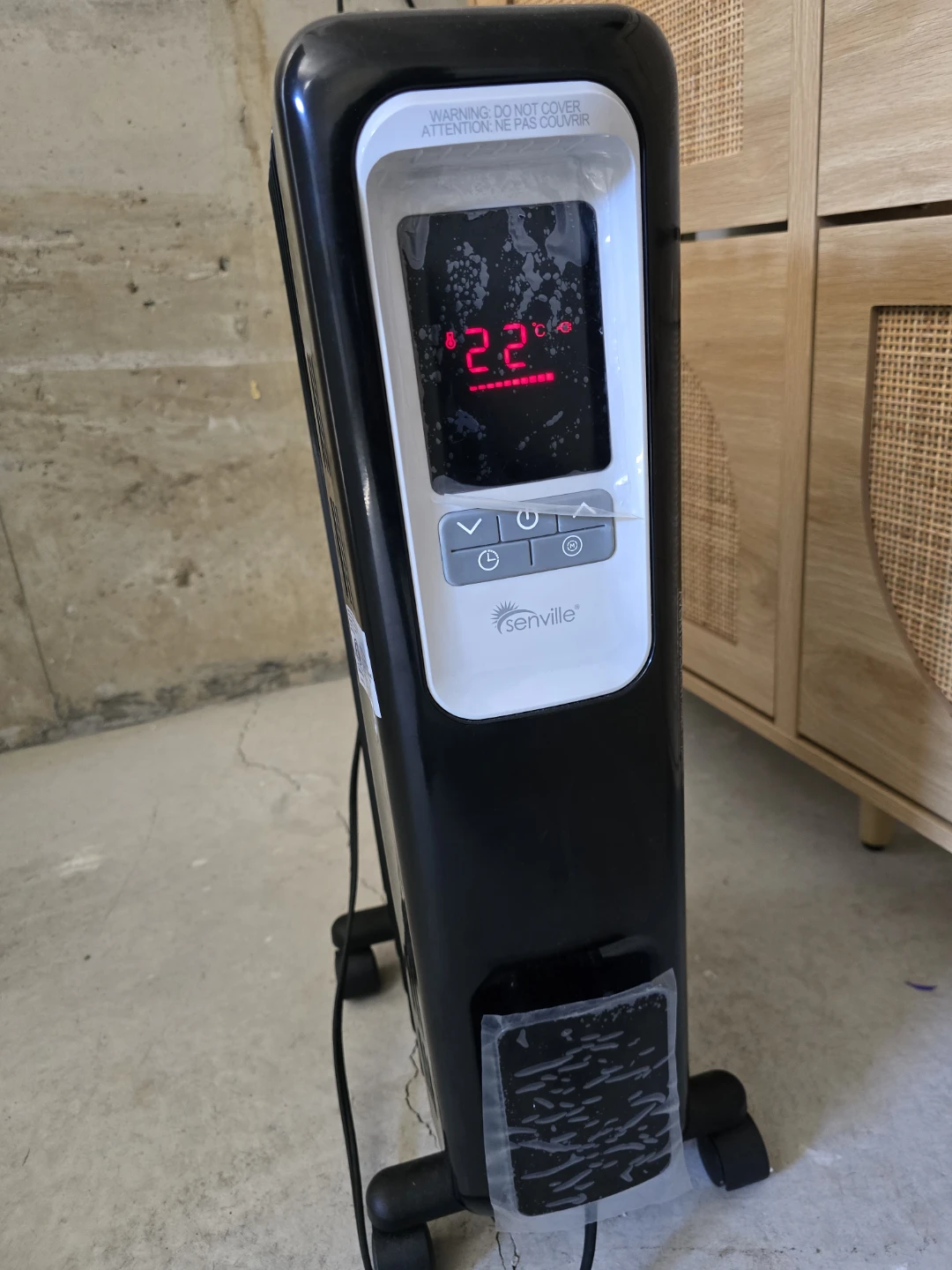 Senville Digital Oil-Filled Radiator Heater