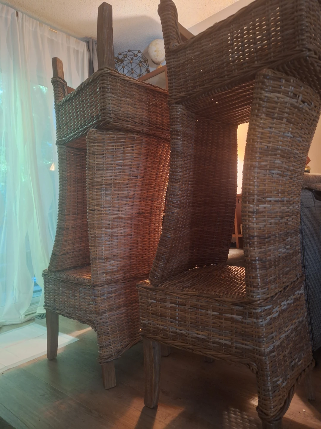 6 Wicker D. chairs - photo 2