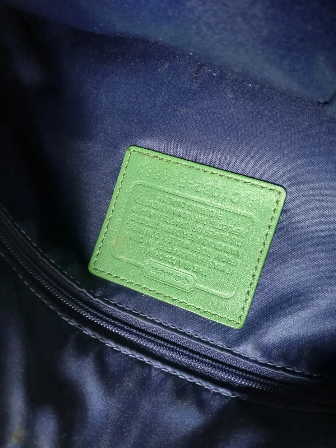 Green Coach Leather Hobo Bag - photo 3