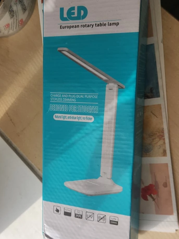LED European Rotary Table Lamp