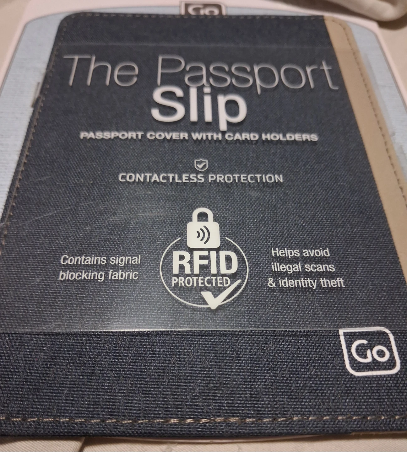 Go Travel Passport Slip RFID Protected Cover🏈