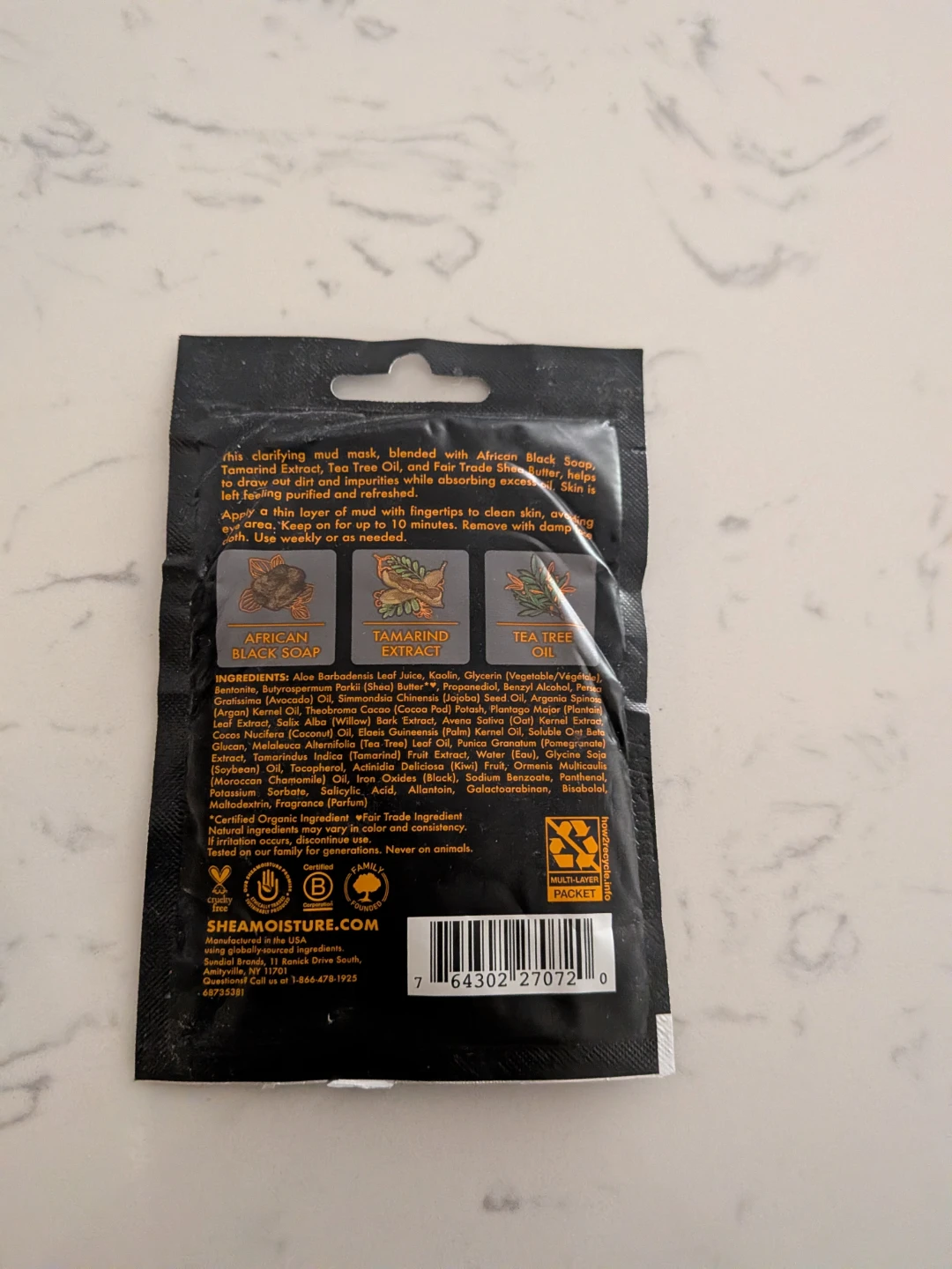 SheaMoisture African Black Soap Clarifying Mud Mask - photo 2