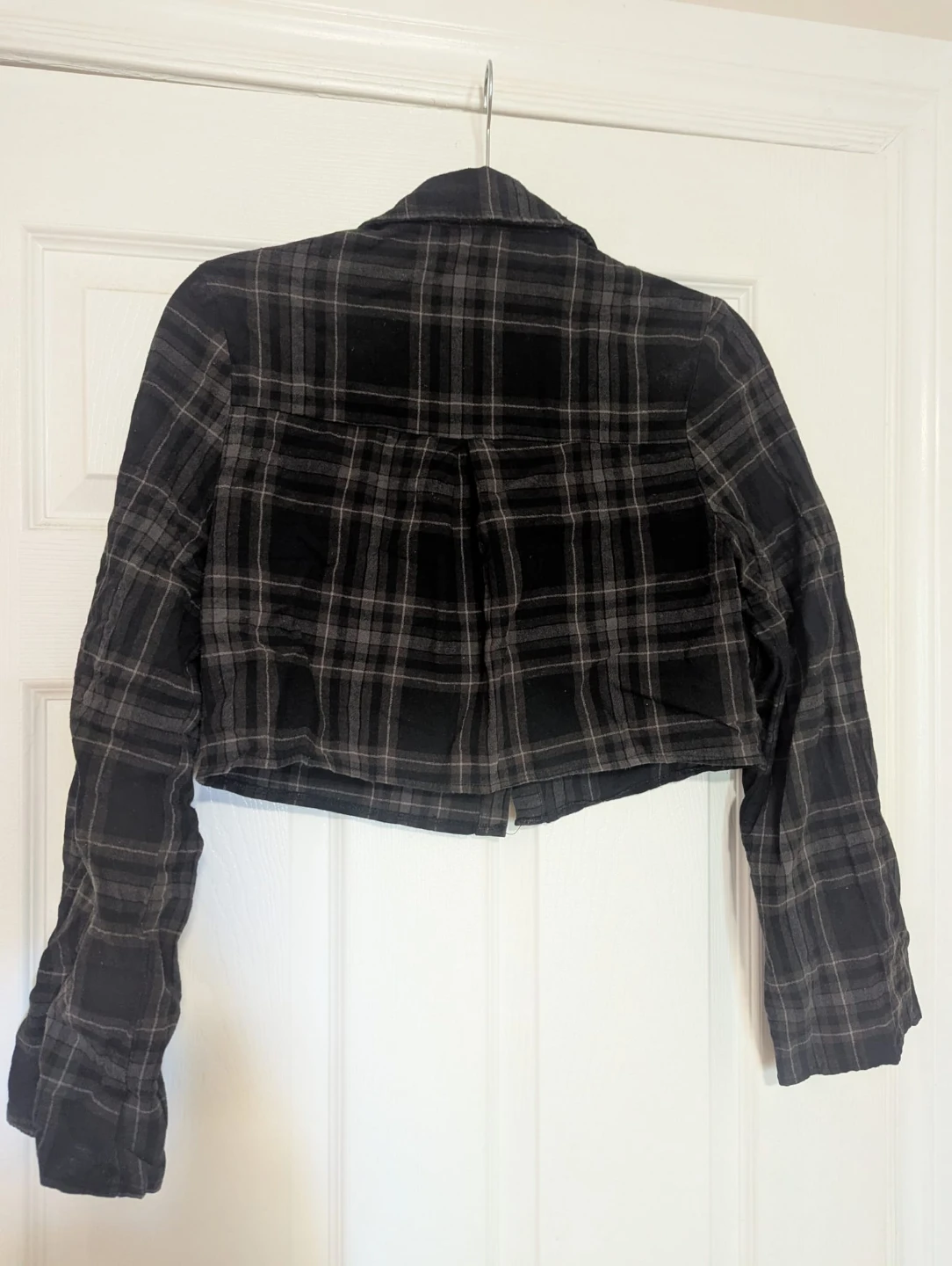 Disturbia Plaid Cropped Shirt - photo 2