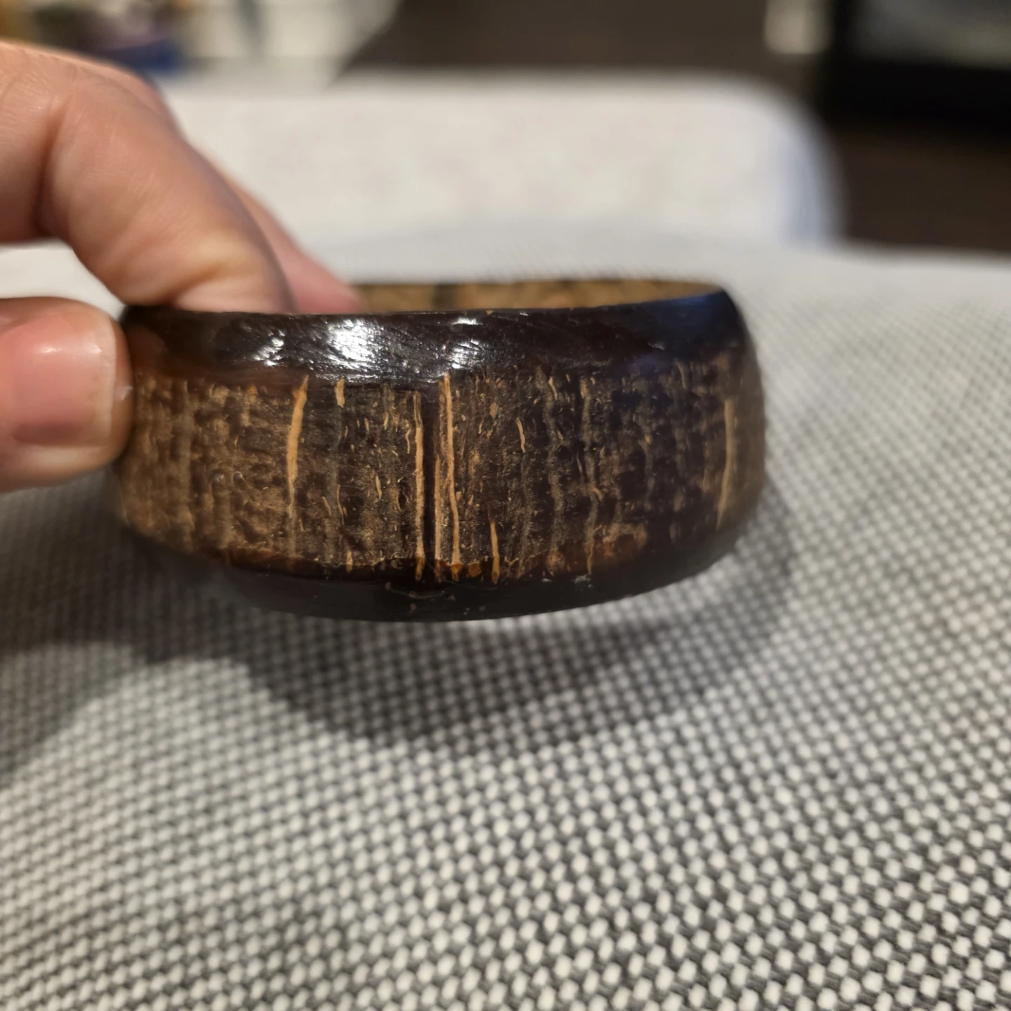 Handmade Coconut Shell Bracelet - photo 5