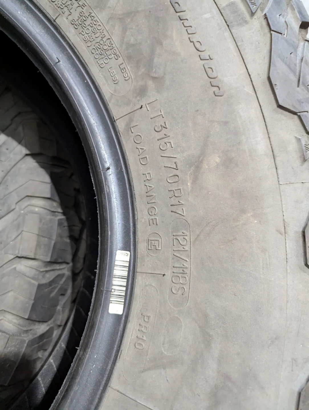 LT315/70R17 BFGoodrich All-Terrain T/A KO2 - photo 4