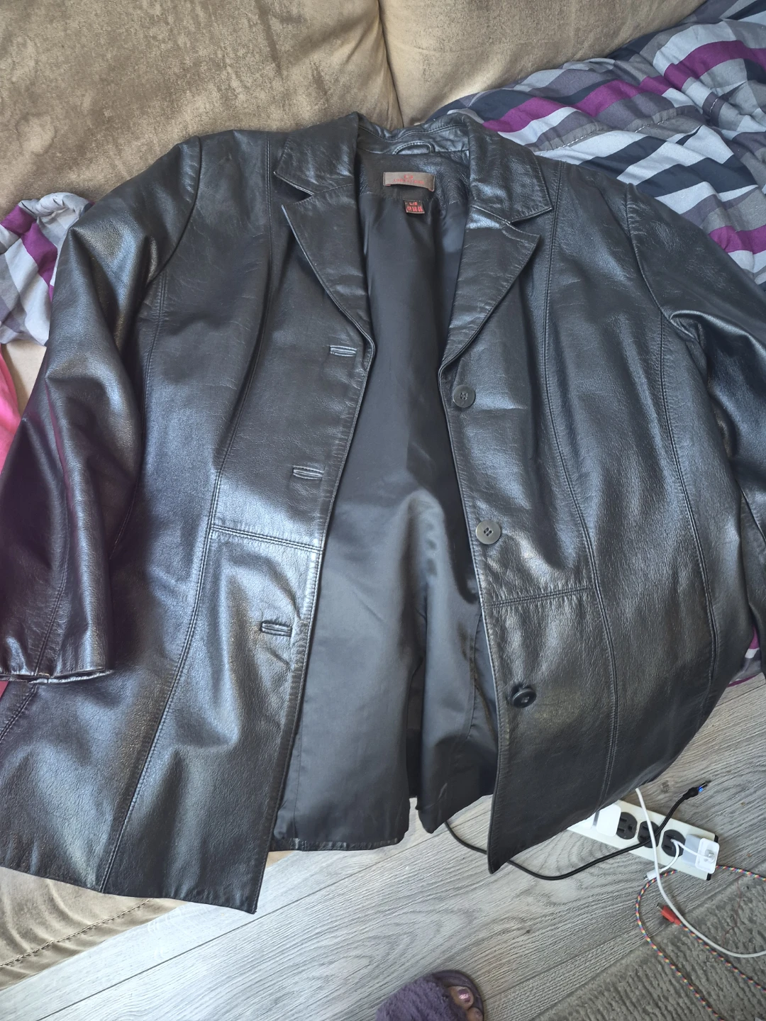 Danier Black Leather Jacket