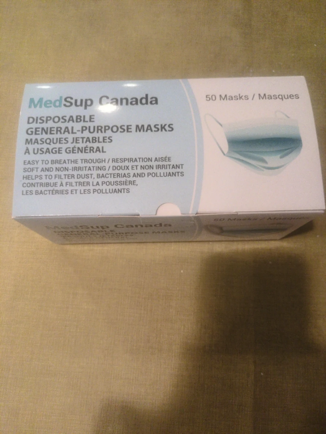 MedSup Canada 50 Disposable General-Purpose Masks