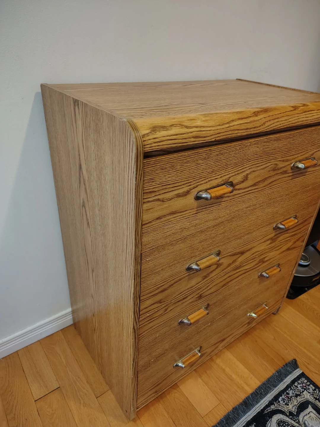 Oak Four-Drawer Dresser
