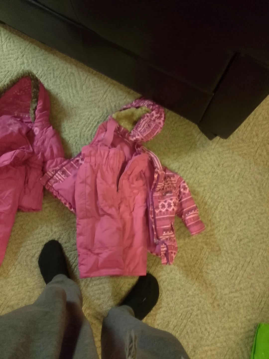 Girls Winter Snow Suit Pink
