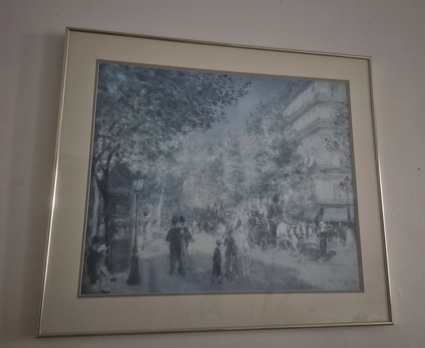 Renoir Boulevard Painting Print🏈