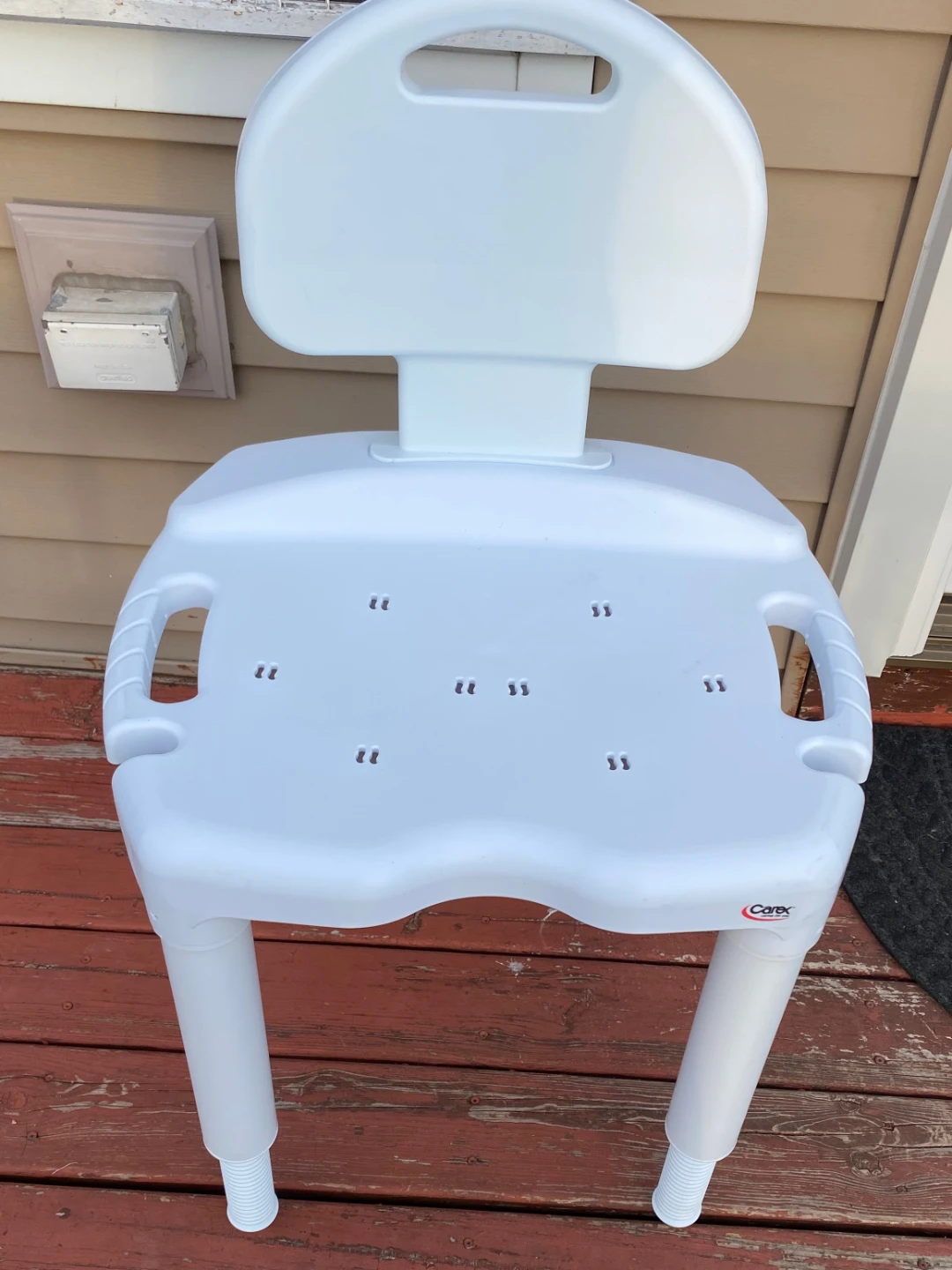 Carex Shower Chair with Backrest