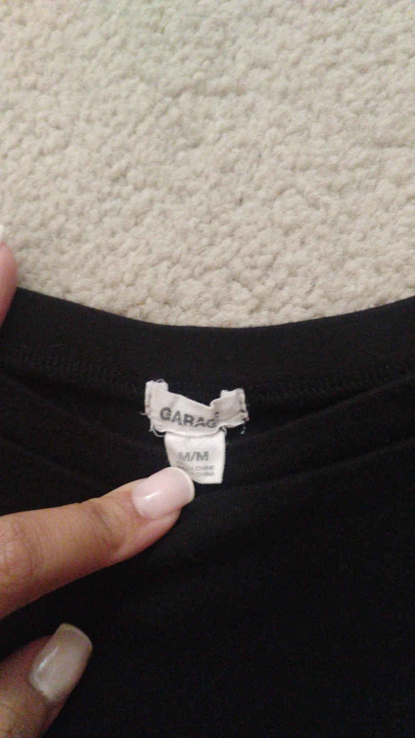 Garage Black Crop top - photo 2