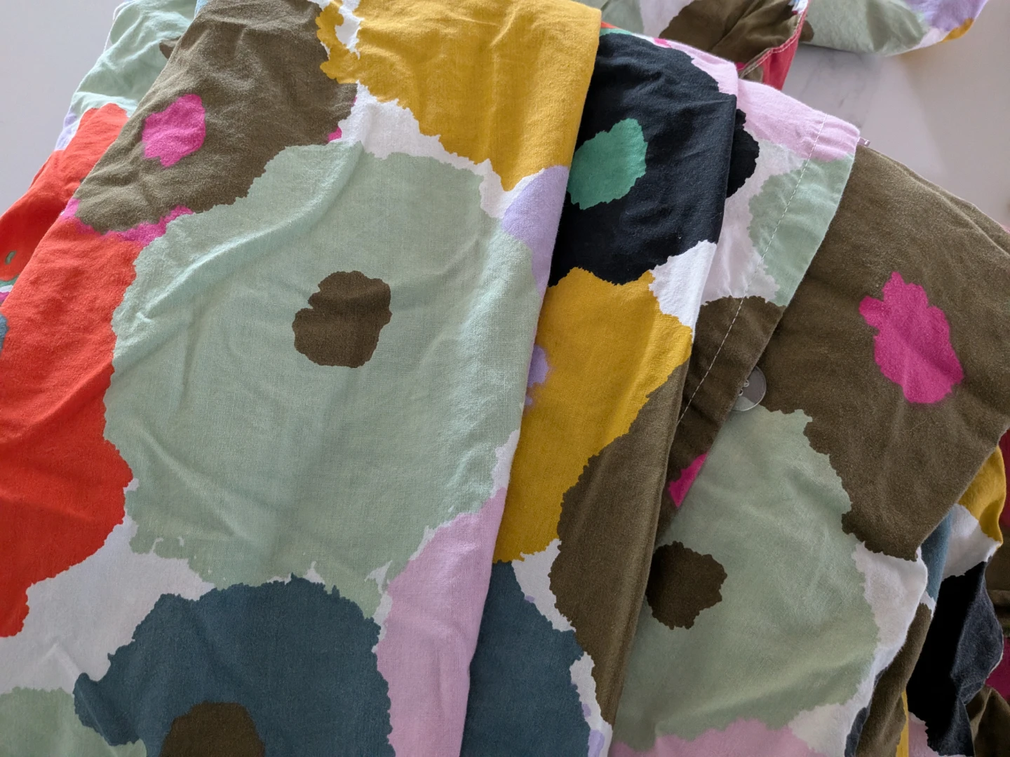 Ikea twin Floral Duvet Cover