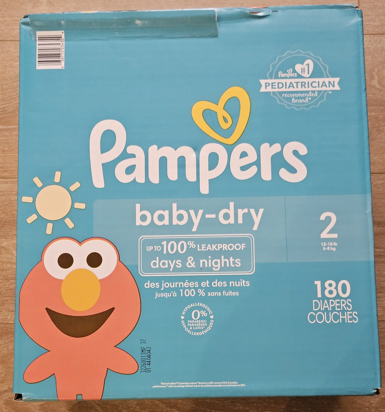 Pampers Baby-Dry Size 2 Diapers - 180 Count