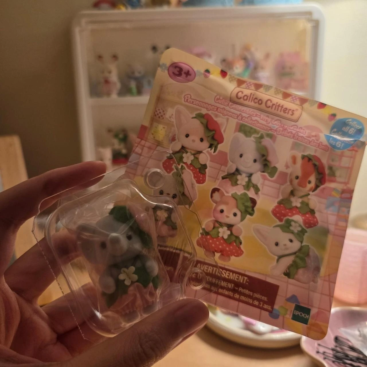Calico Critters Cutie Collectible Strawberry Baby