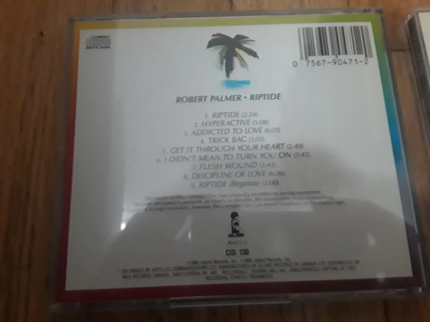2 Vintage Audio CDs: John Mellencamp and Robert Palmer - photo 3
