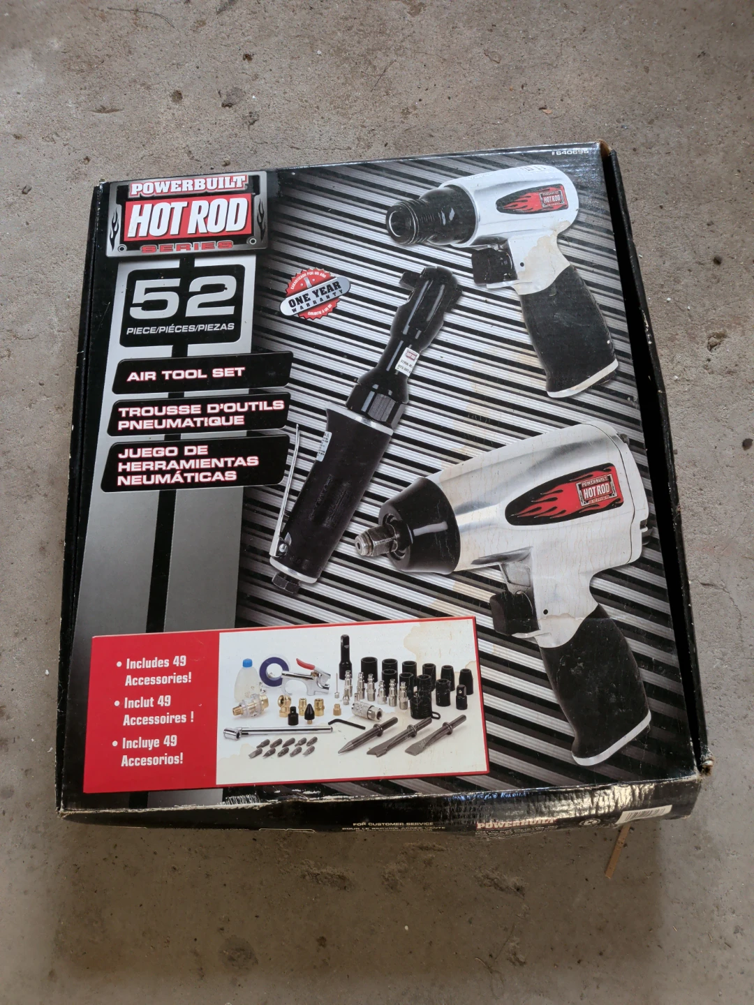 Powerbuilt Hot Rod 52-Piece Air Tool Set