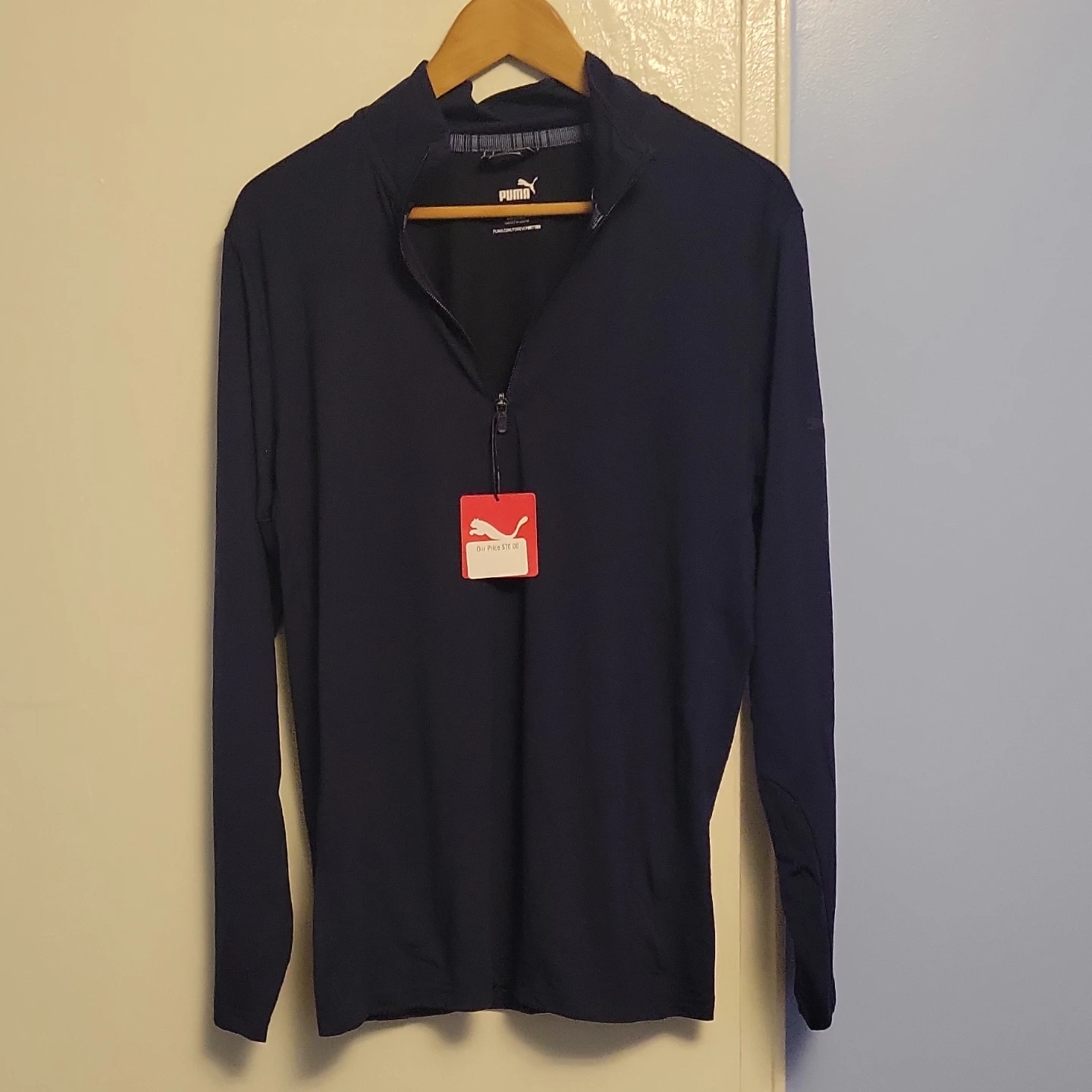Puma Navy Quarter-Zip Pullover