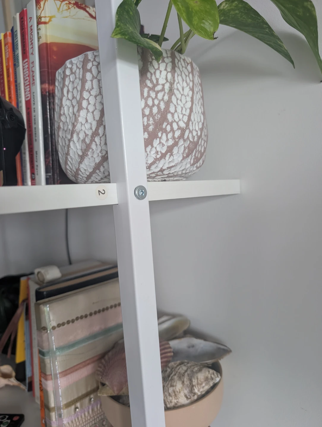 White 5-Tier Ladder Shelf - photo 3