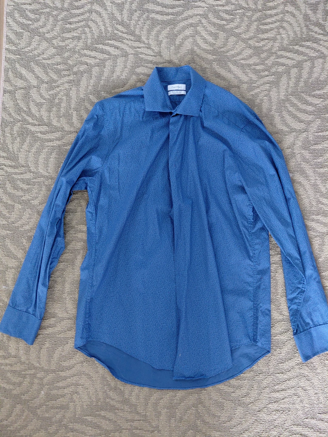 Calvin Klein Blue Dress Shirt