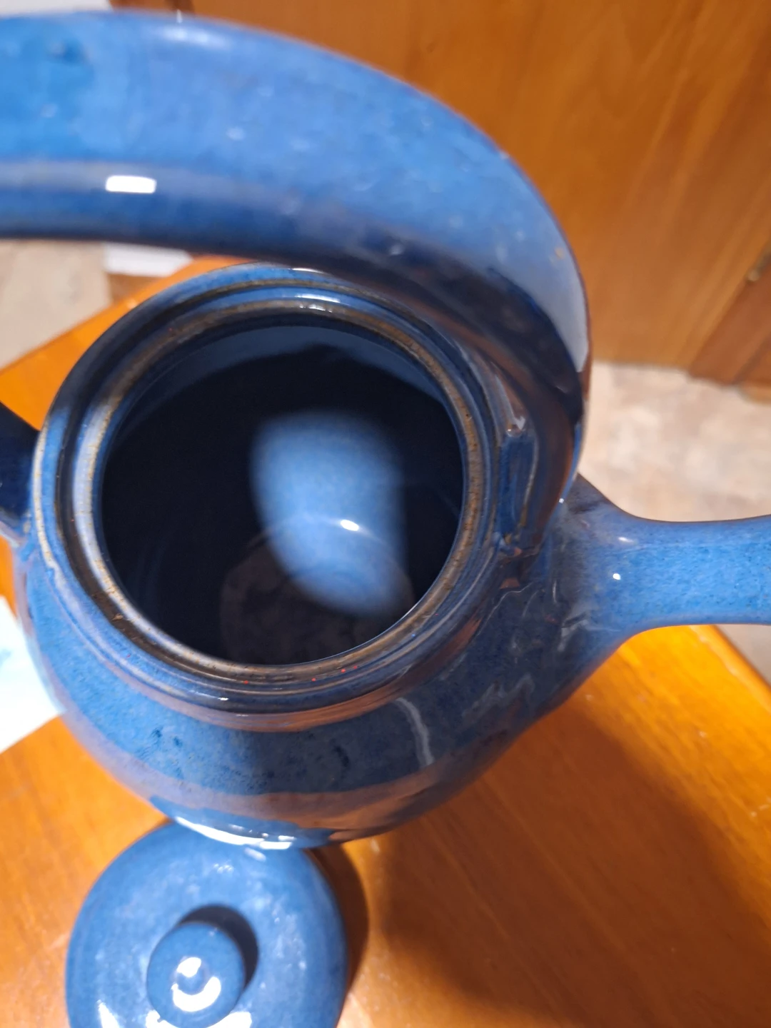 Blue Ceramic Teapot - photo 2