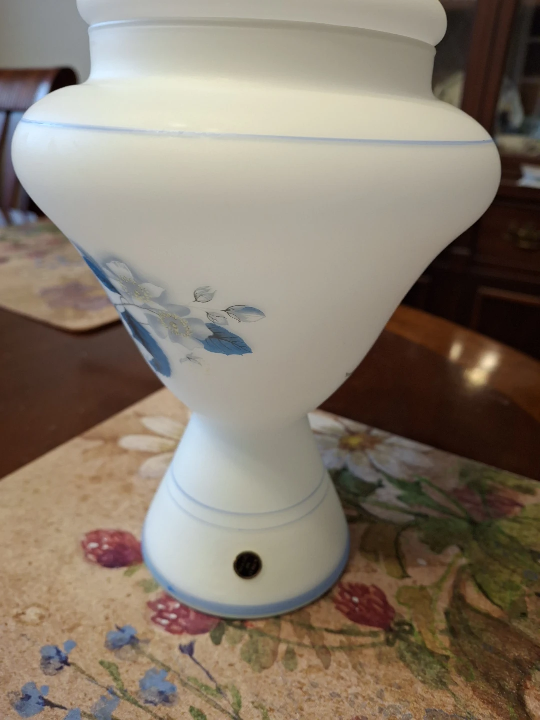 Vintage Frosted Glass Pedestal Candy Dish - photo 5