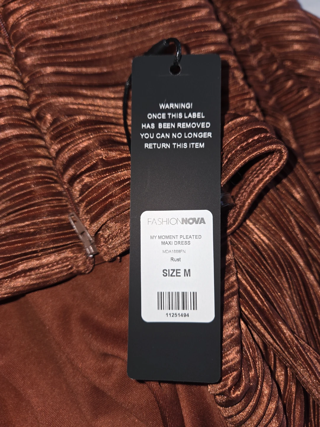Fashion Nova My Moment Pleated Maxi Dress - Size M - photo 4