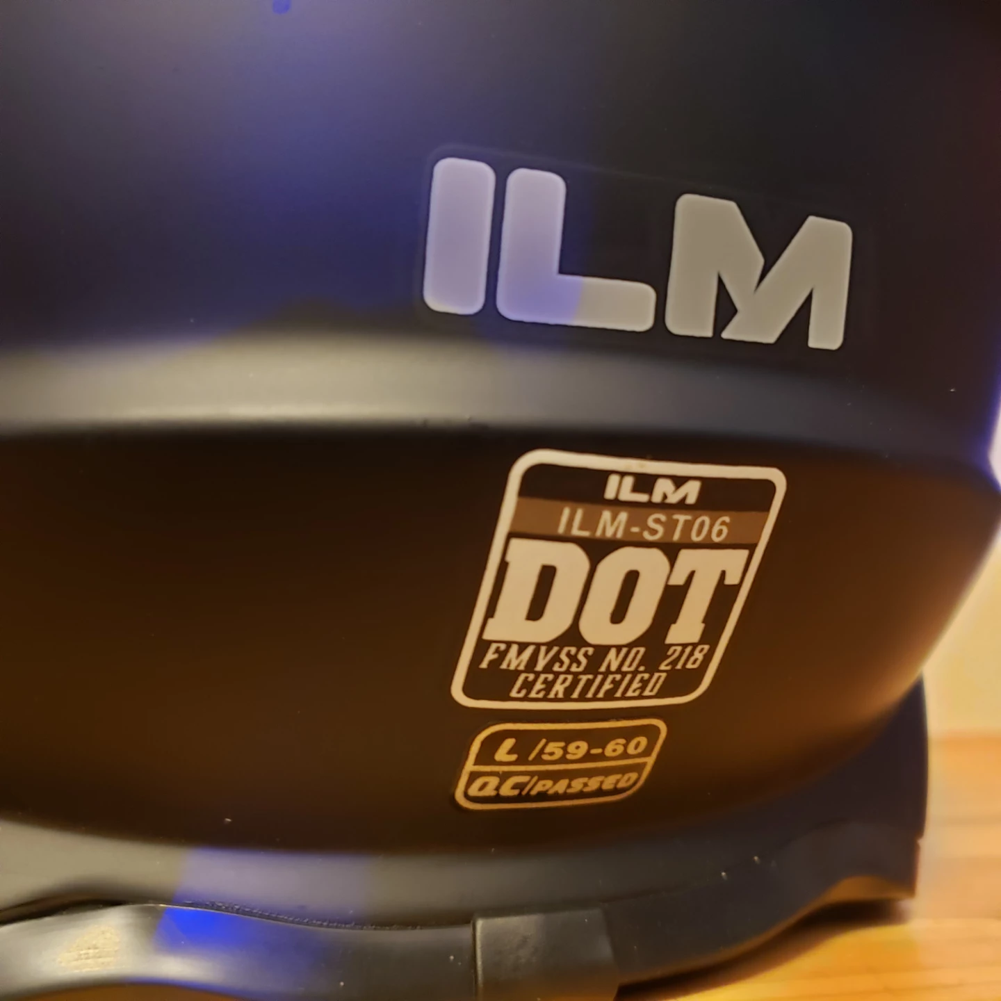ILM Full Face Helmet + Bluetooth Speaker kit installed - photo 4