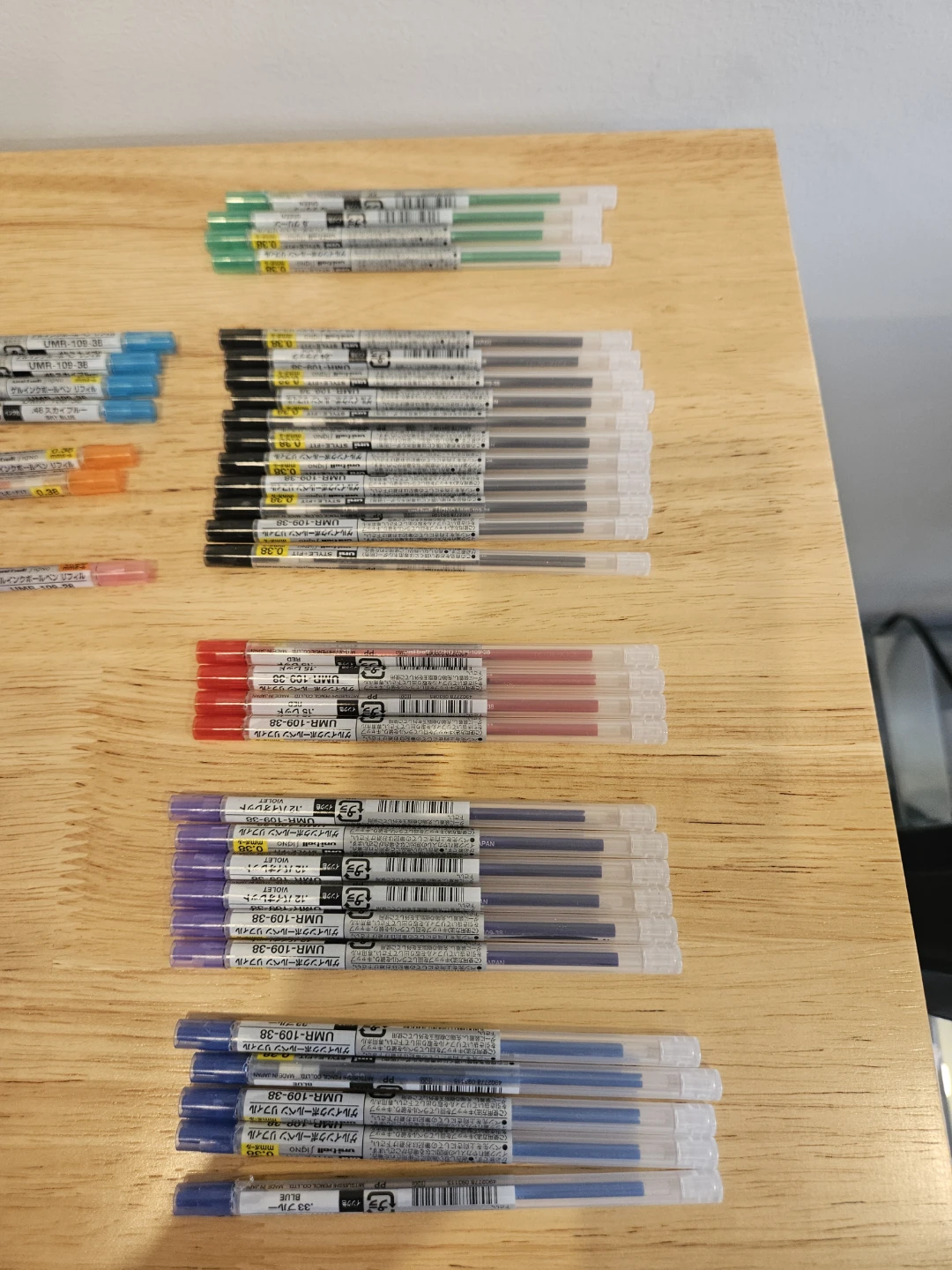 Uni-ball Signo Style Fit Gel Pen Refills UMR-109-38 / UMR-109-28