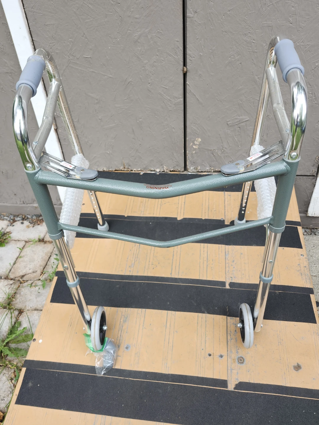 Folding Walker with Wheels (almost new) - photo 3