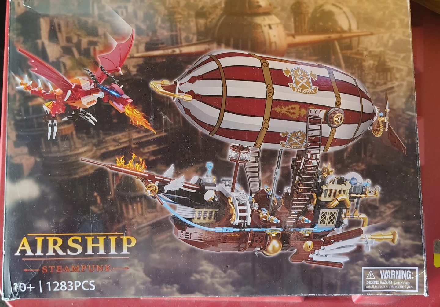 Steampunk Airship Building Block Set