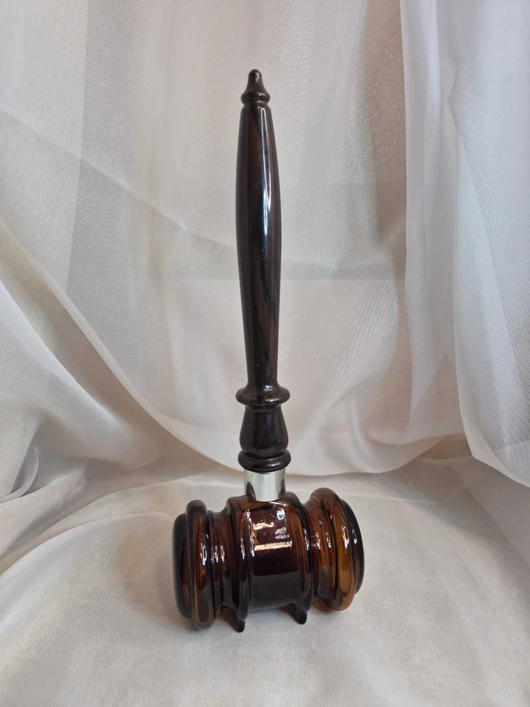 10" Vintage Avon Judges Gavel Mens Cologne Collectible Bottle - photo 2