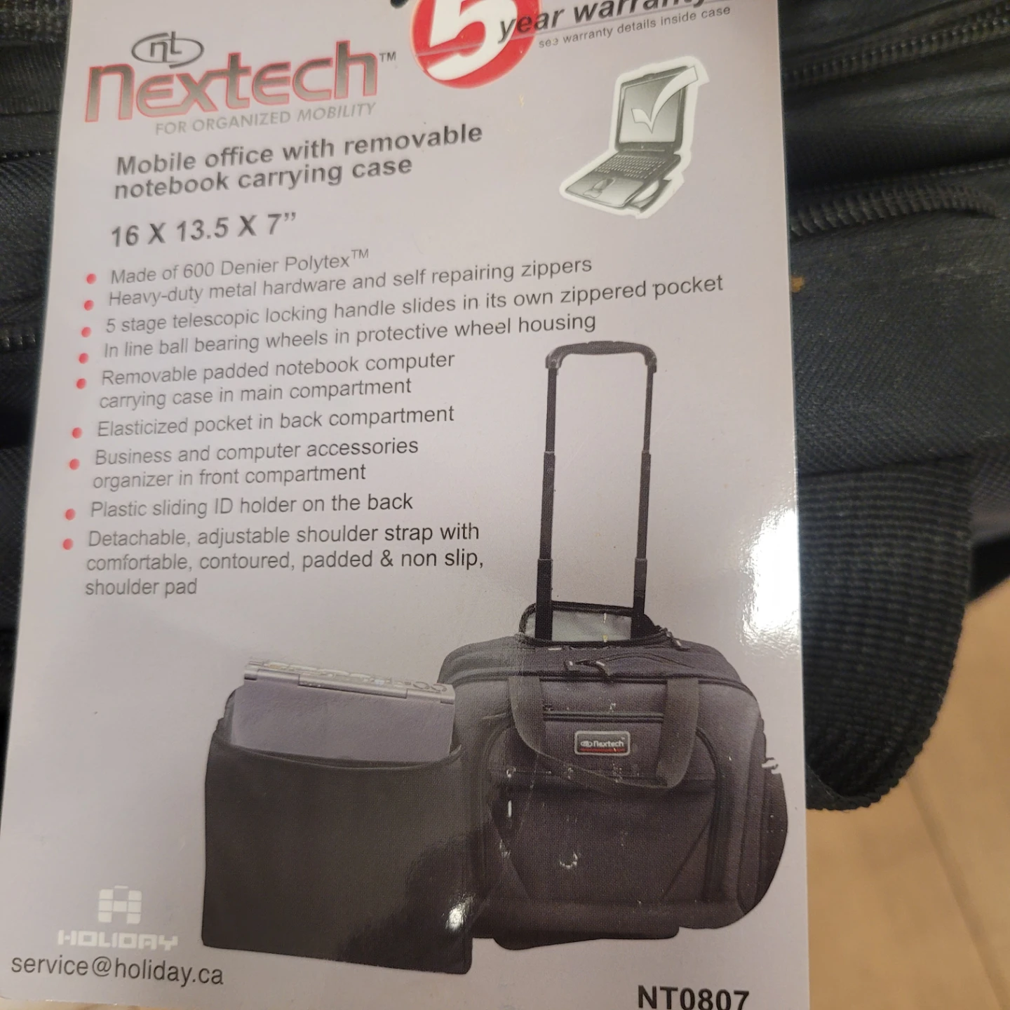 MOBILE OFFICE CARRYING CASE ON WHEELS - photo 2