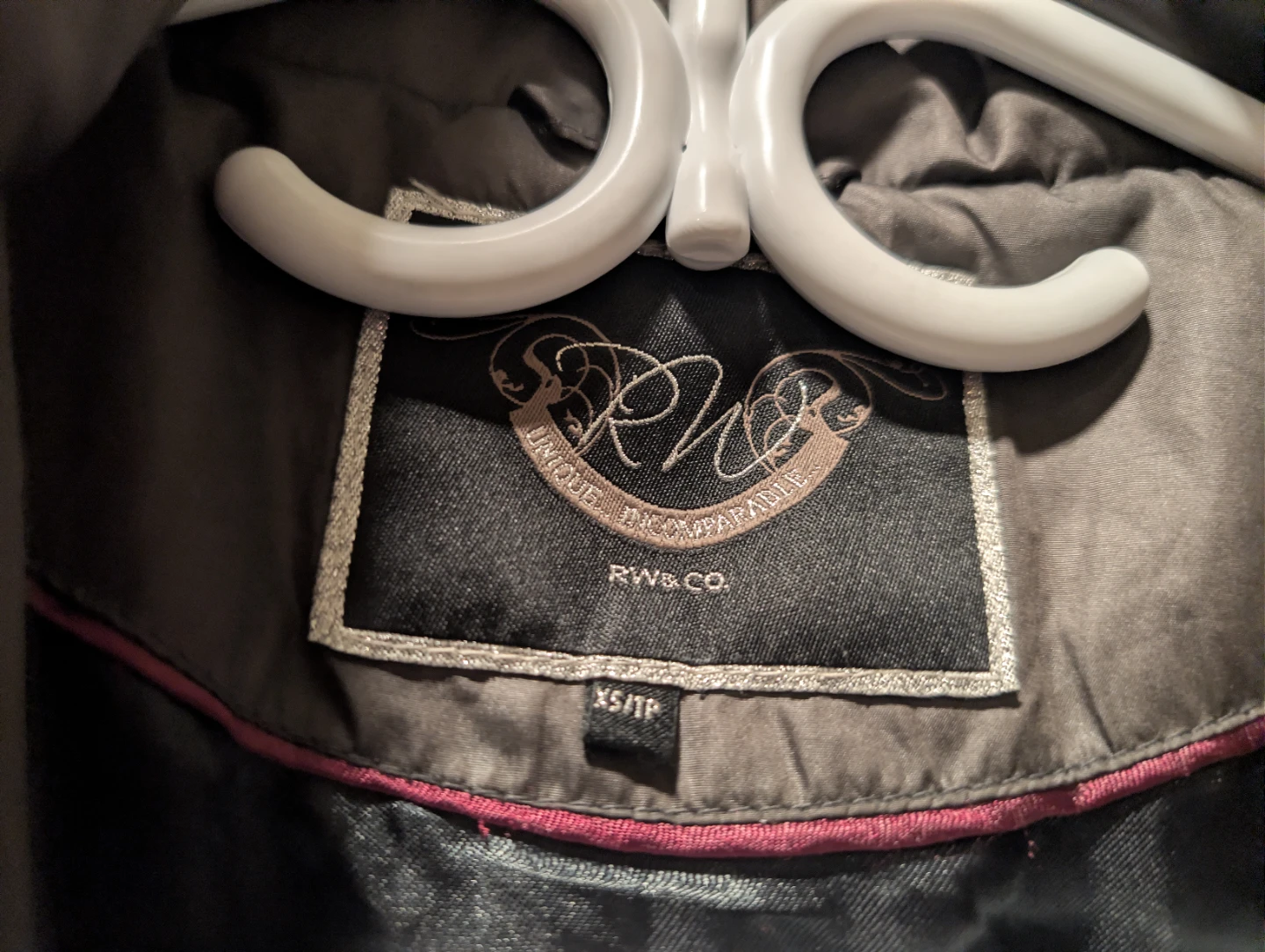 RW&CO. Black Down Puffer Jacket XS - photo 5