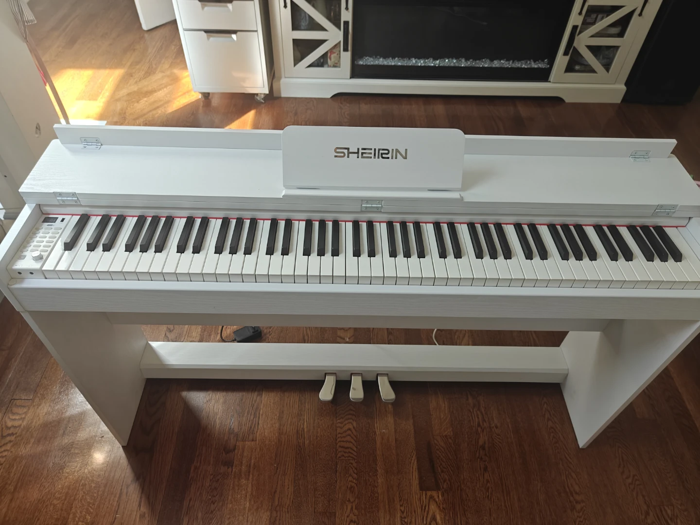 Sheirin 88 Key Digital Piano with Storage Bench