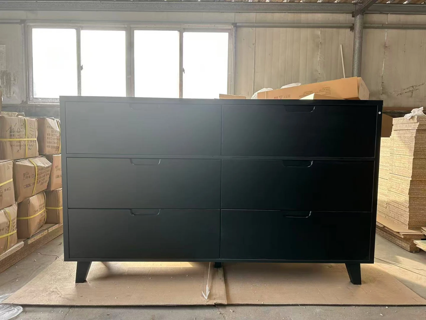 Black 6-Drawer Dresser