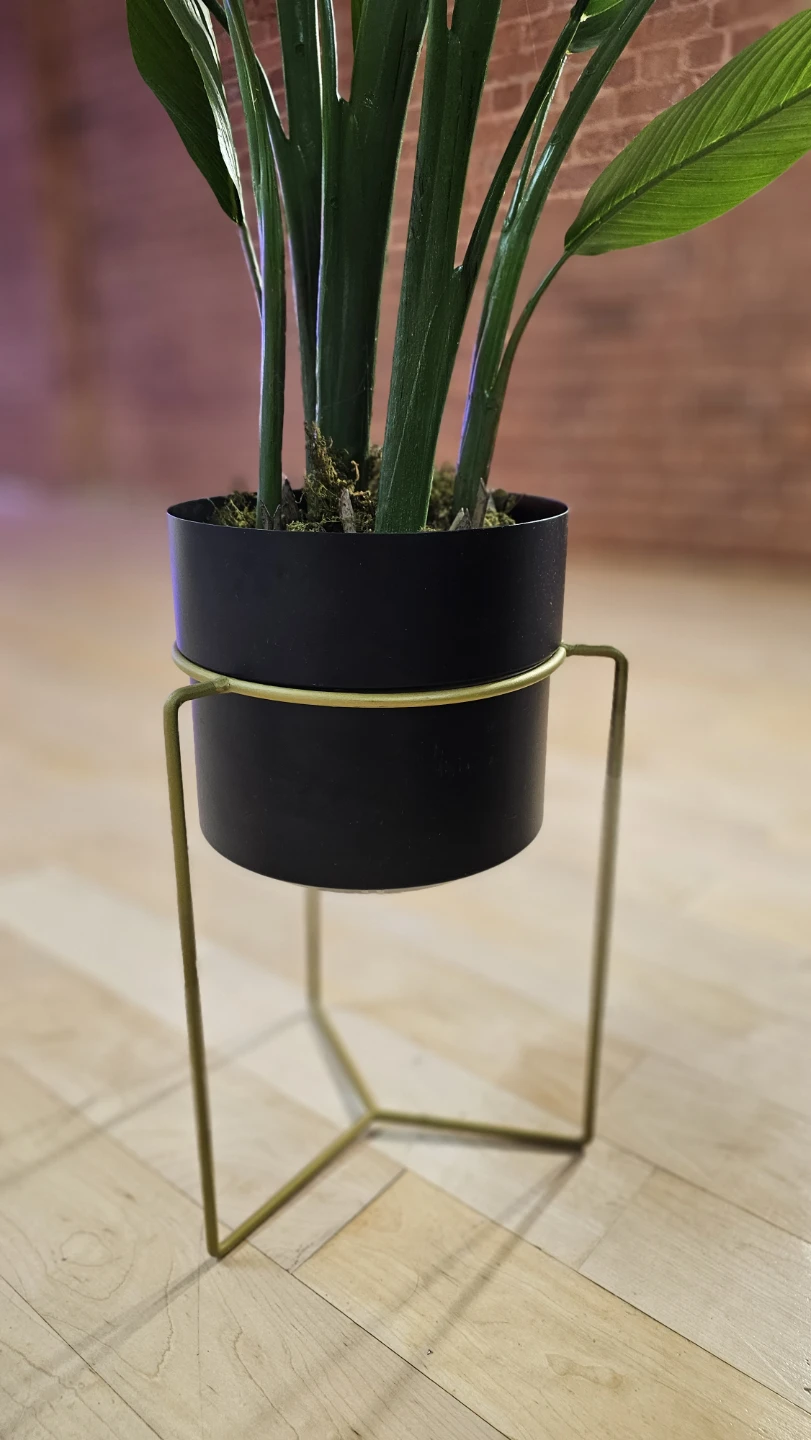 Artificial Bird of Paradise Plant with Metal Stand - photo 4